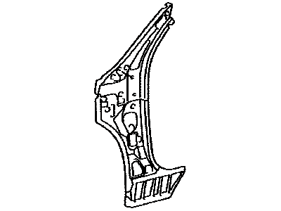 Toyota 61024-21030 Pillar Sub-Assembly, Front