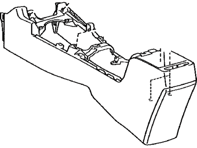 Toyota 58901-21100-B0 Box Sub-Assembly, CONSOL