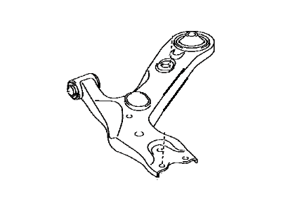 Toyota 48069-12300 Front Suspension Control Arm Sub-Assembly Lower Left