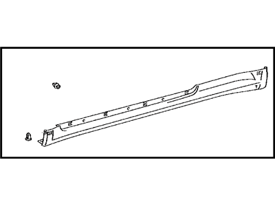 Toyota 76901-21060-B2 MUDGUARD Sub-Assembly, S