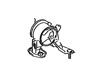 Toyota 12371-36050 INSULATOR, Engine Mounting