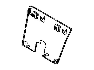 Toyota 71702-0C020-E0 Board Sub-Assy, Rear Seat Back, LH