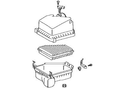 Toyota 17700-36210 Cleaner Assembly, Air W