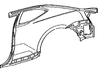 Toyota 61603-21140 Panel Sub-Assembly, QUAR