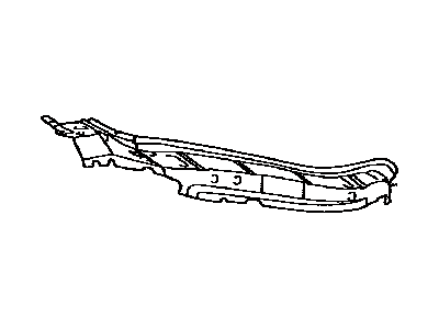 Toyota 61704-42050 Reinforcement Sub-Assy, Roof Side, Inner LH