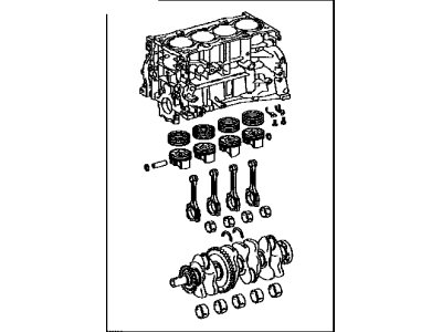 Toyota 11400-36061 Block Assembly, Short