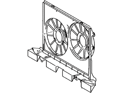 Toyota 16711-36090 SHROUD, Fan