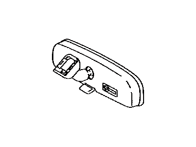 Toyota 87810-52041 Inner Rear View Mirror Assembly