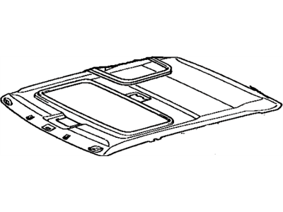 Toyota 63310-16210-03 HEADLINING Assembly, Roof