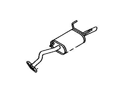 Toyota 17430-11380 Exhaust Tail Pipe Assembly