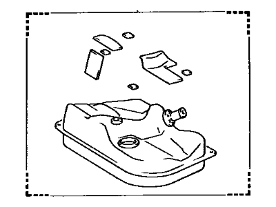 1990 Toyota Tercel Fuel Tank - 77001-19455