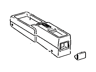 1990 Toyota Tercel Center Console Base - 58901-16050-01