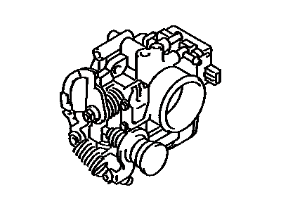 1990 Toyota Tercel Throttle Body - 22210-11100