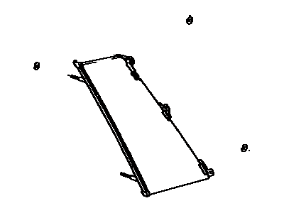 Toyota 62710-16180 Window Assy, Quarter, RH