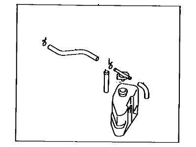 Toyota 16470-11010 Tank Assy, Radiator Reserve