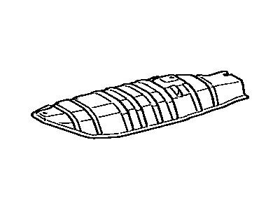 Toyota 58151-16040 INSULATOR, Front Floor Heat