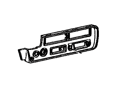 Toyota 55405-89138 Panel Sub-Assembly, Instrument Layout, Center