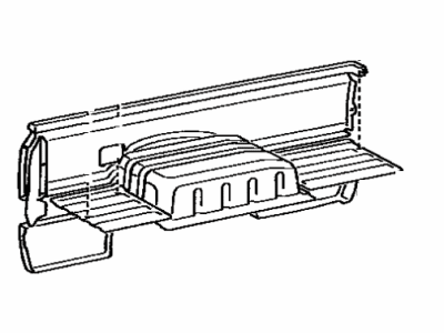 Toyota 65315-89106 Panel, Floor Rear Corner, RH