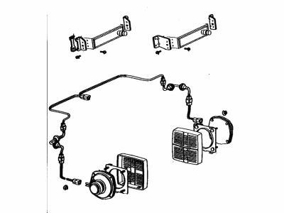 Toyota 86022-39055 Parts Set, Tape Player Setting