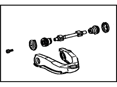 Toyota 04485-30040 Shaft Kit, Upper Suspension Arm