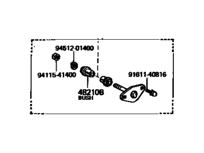 1982 Toyota Pickup Leaf Spring Bushing - 04484-35050