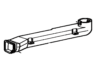 Toyota 88576-89107 Duct, Air, Side RH