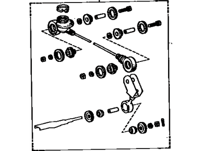 Toyota 04477-35010 Bush & Boot Kit, Load Sensing Spring