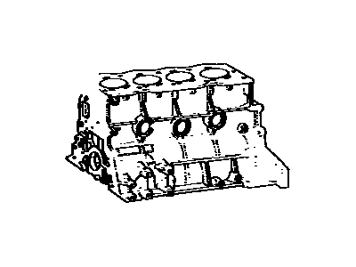 Toyota 11400-54020 Block Assembly, Short