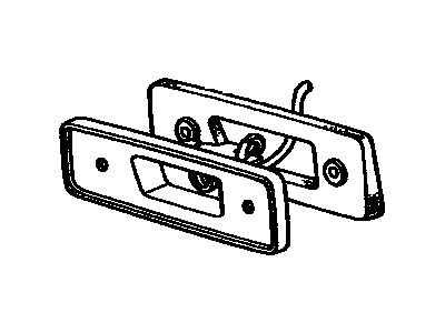 Toyota 81764-16010 Gasket, Rear Side Marker Lamp Body, LH