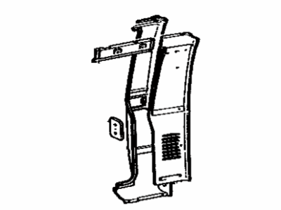 Toyota 61531-89110 Panel, Back Corner, Inner RH