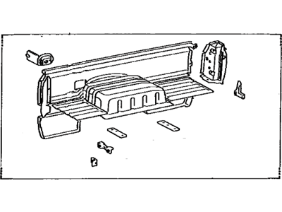 Toyota 65500-95144 Panel Assy, Rear Body Side, RH