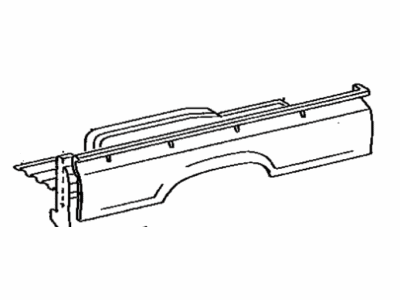 Toyota 65314-89113 Panel, Floor Front Corner, LH