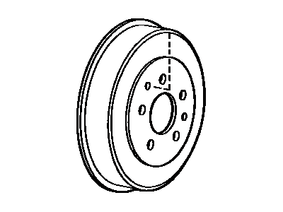 1983 Toyota Pickup Brake Drum - 42431-35030