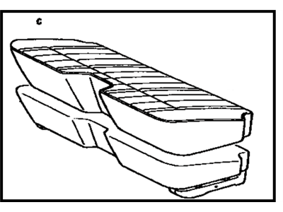 Toyota 71410-89138-05 Cushion Assembly, Front Seat