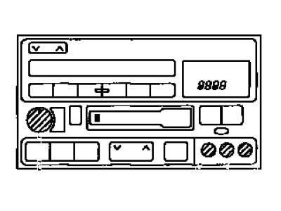 Toyota 86128-AC070 Knob, Radio Receiver