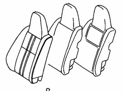 Toyota 71430-1G500-B4 Back Assembly, Front Seat, RH