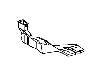 Toyota 87212-16060 Duct, Air, Rear