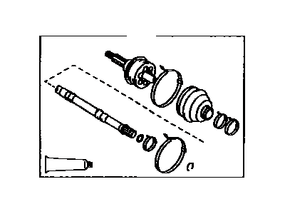 1995 Toyota Tercel CV Joint - 43460-19755