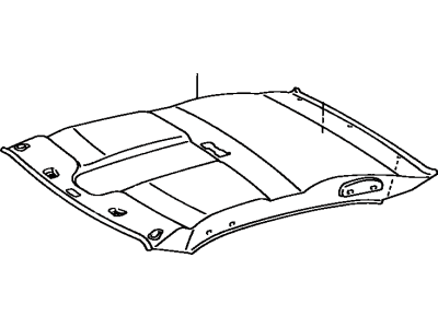 Toyota 63310-16380-E0 Headlining Assy, Roof