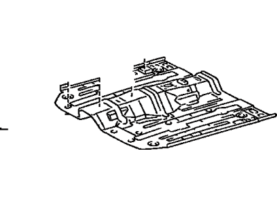 Toyota 58111-16900 Pan, Front Floor