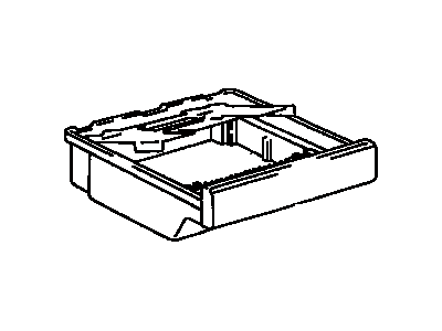 Toyota 74102-16060-E0 Box Sub-Assy, Front Ash Receptacle