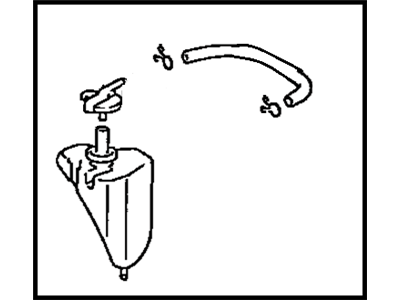 Toyota 16405-11090 Cap Sub-Assy, Reserve Tank