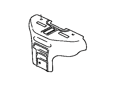 Toyota 17167-11320 INSULATOR, Exhaust Manifold Heat