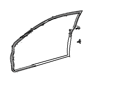 1998 Toyota Tercel Door Seal - 67861-16300