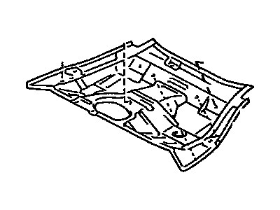 Toyota 58211-16091 Pan, Center Floor