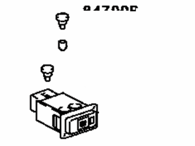 Toyota 84790-16120 Switch Assy, Rear Window Defogger