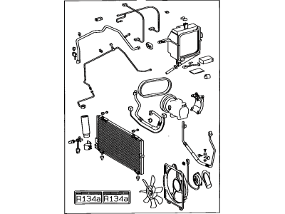 Toyota 88300-89242 Cooler & Accessory Assy