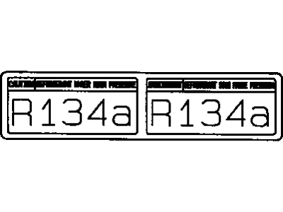 Toyota 88723-16080 Label, Cooler Service Caution