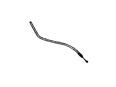 Toyota Tercel Fuel Door Release Cable - 77035-16220