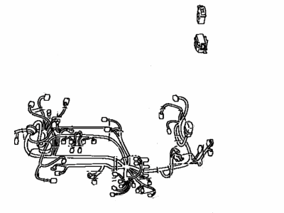 Toyota 82121-1G273 Wire, Engine